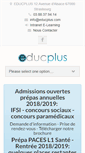 Mobile Screenshot of educplus.com